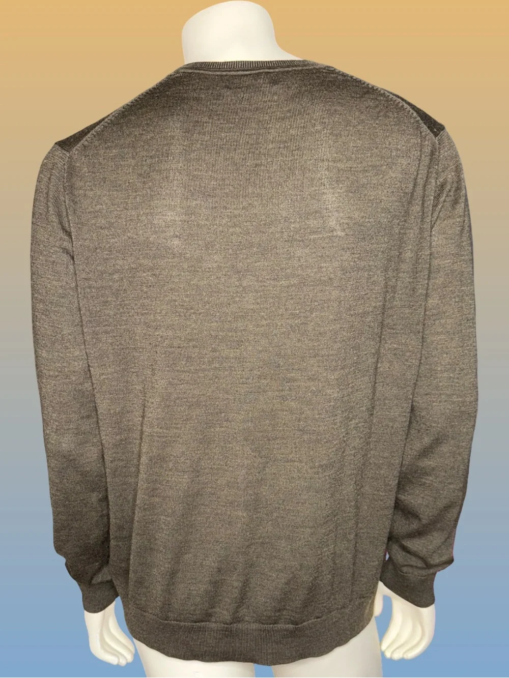 Banana Republic Men's 100% Merino Wool V-Neck Sweater Size XL